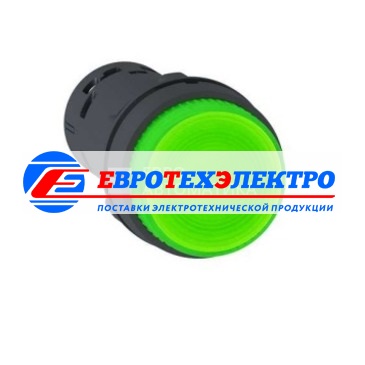 КНОПКА 22ММ 230В ЗЕЛ.С ПОДСВ. XB7NW33M1