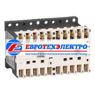 КОНТАКТОР РЕВЕРС. K 3P, 9 A, НО, 220V 50/60 ГЦ, МЕХ. БЛОКИРЗАЖИМ ФАСТОН,