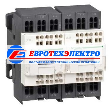 КОНТАКТОР РЕВЕРС. D 3Р, 12 A, НО+НЗ, 42V 50/60 ГЦ, ПРУЖИННЫЙ ЗАЖИМ