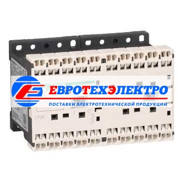 КОНТАКТОР РЕВЕРС. K 3P, 9 A, НЗ, 24V 50/60 ГЦ, МЕХ. БЛОКИРПРУЖИННЫЙ ЗАЖИМ,