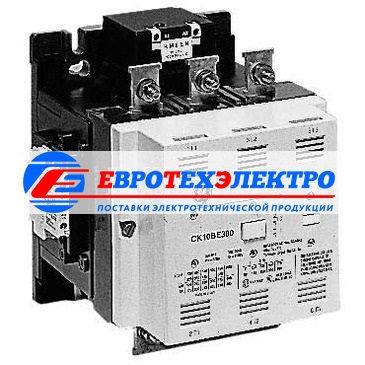 GE 113692 CK10CE311F Трехполюсный контактор серии CK, 1НО+1НЗ вспом.контакт, номинальный ток 420A АС-3/ 600А АС-1, напряжение цепи управления 42-48В AC/DС, рабочее напряжение 1000В, напряжение изоляции 1000В