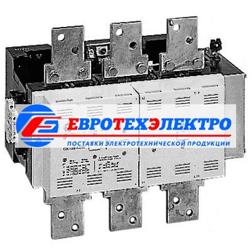 GE 133791 CK11CE311U Трехполюсный контактор серии CK, 1НО+1НЗ вспом.контакт, номинальный ток 550A АС-3/ 700А АС-1, напряжение цепи управления 380-415В AC/DС, рабочее напряжение 1000В, напряжение изоляции 1000В