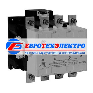 GE 113680 CK11CE411F Четырехполюсный контактор серии CK, 1НО+1НЗ вспом.контакт, номинальный ток 700А АС-1, напряжение цепи управления 42-48В AC/DС, рабочее напряжение 1000В, напряжение изоляции 1000В