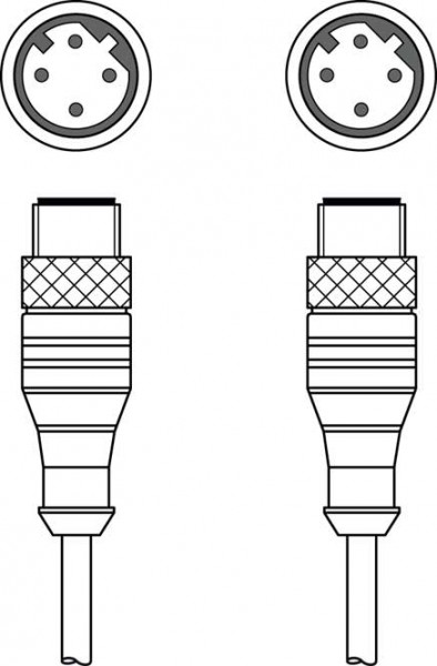 KSS ET-M12-4A-M12-4A-P7-010 - Interconnection cable 50130631