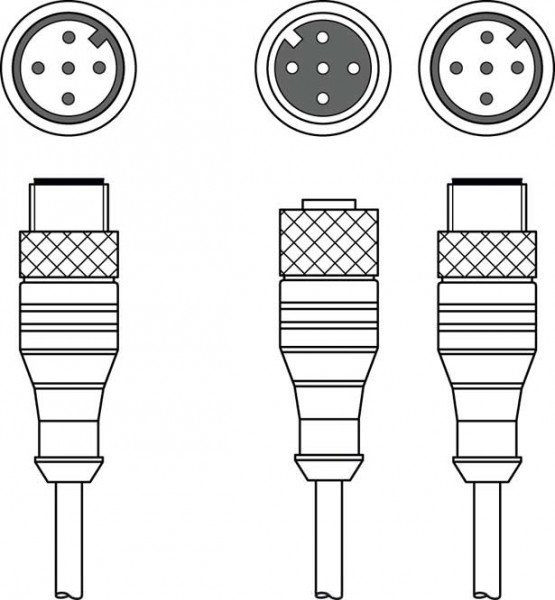 K-YCN M12A-M12A-S-PUR - Interconnection cable 50118185