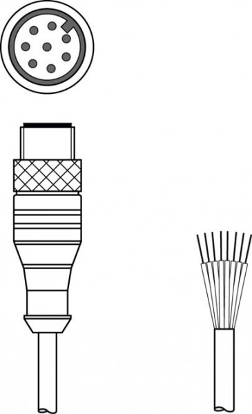 KB M12/8-5000-SA - Connection cable 50110180
