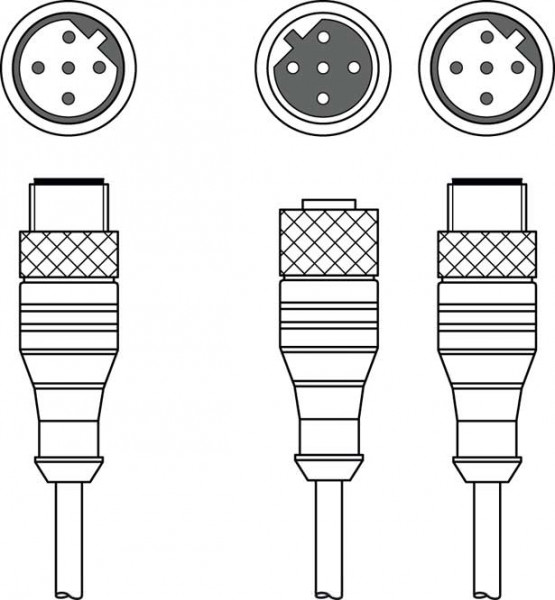 K-YPB M12A-5m-M12A-S-PUR - Interconnection cable 50123265