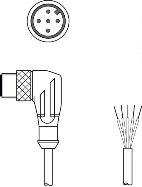 CB-M12-10000-5WM - Connection cable 150677
