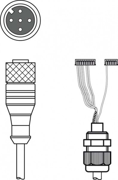 K-DS M12A-MA-5P-3m-S-PUR - Interconnection cable 50115049