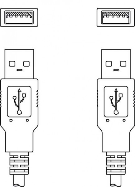 KB USB A - USB A - Interconnection cable 50107726