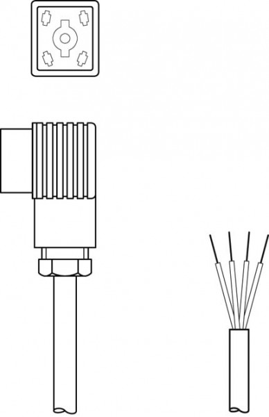 BK7 KB-092- 6000- 4 - Connection cable 50011258