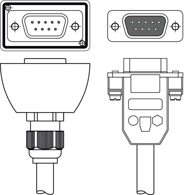CB-D9-10000-5GF/GM - Interconnection cable 50035867