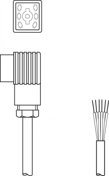 BK7 KB-092- 6000- 6 - Connection cable 50011948