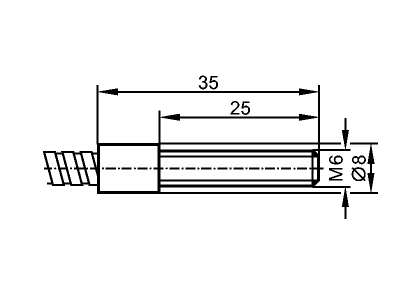 Оптоволоконный кабель: E20229  FE-30-A-A-M6/3M