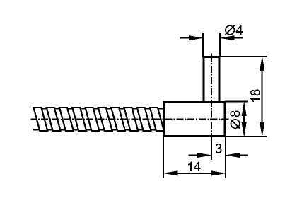 Оптоволоконный кабель: E20072  FT-00-A-A-R4/1,5