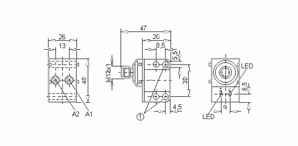 Датчики клапанов: IN5345  IND3004DBPKG/US-100-DPV