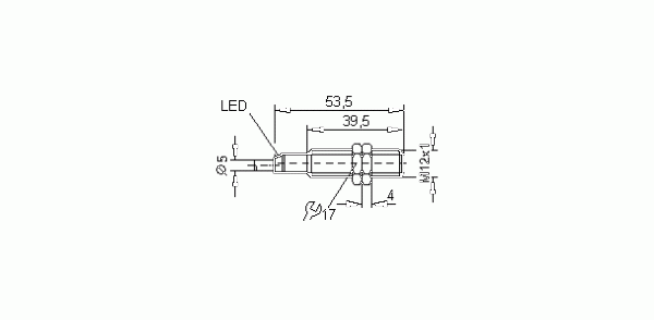 Индуктивные датчики: IF5802  IFK3002-BPKG/0,35M/AMP