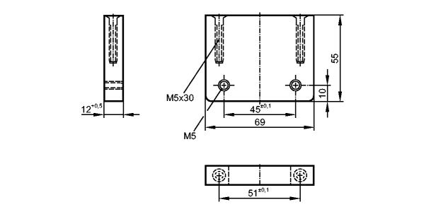 Принадлежности: E12156  Mounting plate