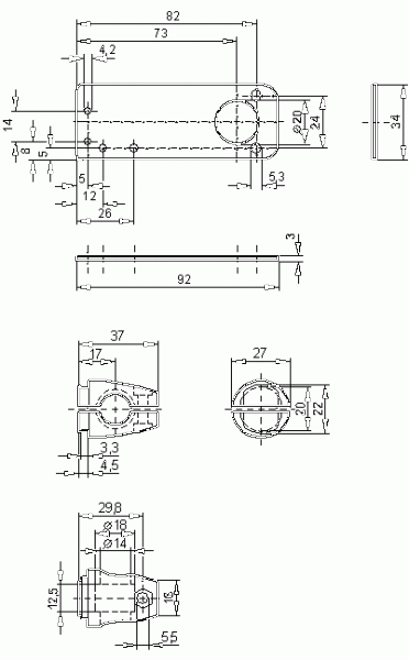 Принадлежности: E11134  MOUNTING BRACKET IF,IG,II