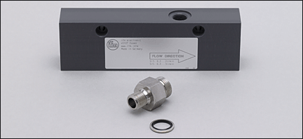 Принадлежности: E40187  ADAPTBLOCK D4,5 G1/4 PVC