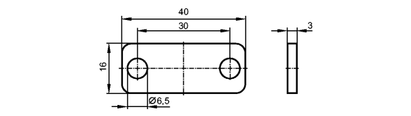 Принадлежности: E12161  IMC bracket plate