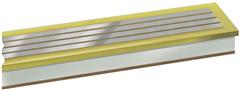 Data rail without connector for TH35-15 standard mounting rail, deep - 190/..3