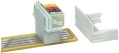 Data rail with connector for TH35-7.5 standard mounting rail, flat - 190/..2