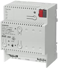 Интерфейсный блок GE 141, шлюз KNX-DALI, 1линия DALI на 64 устройства, монтаж на DIN-рейку - 5WG11411AB02 - 5WG1141-1AB02
