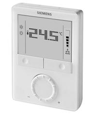 Комнатный термостат с коммуникацией по шине KNX, AC 230 В для фэнкойлов и универсальных приложений - RDG100KN - S55770-T163