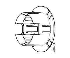 Accessory, damper actuator, adapter for position indicator for GMA / GEB - BPZ:7448400090