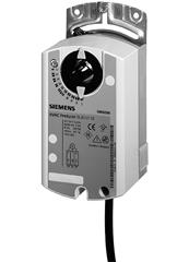 Damper actuator 3-position, 24 V, rotary actuator 10 Nm, 150 s, cable halogen-free - GLB131.1E/07H - S55499-D158
