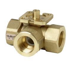 Changeover ball valves 3-port, PN40 - VBI60..