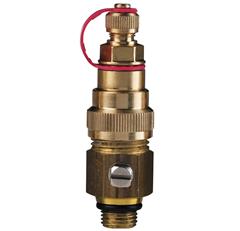 Combined P/T port and drain ball valve with red ribbon - ALP48 - S55264-V117
