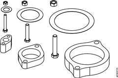 Bypass extension, flanged connections, DN25 - ALF41B25 - S55845-Z111