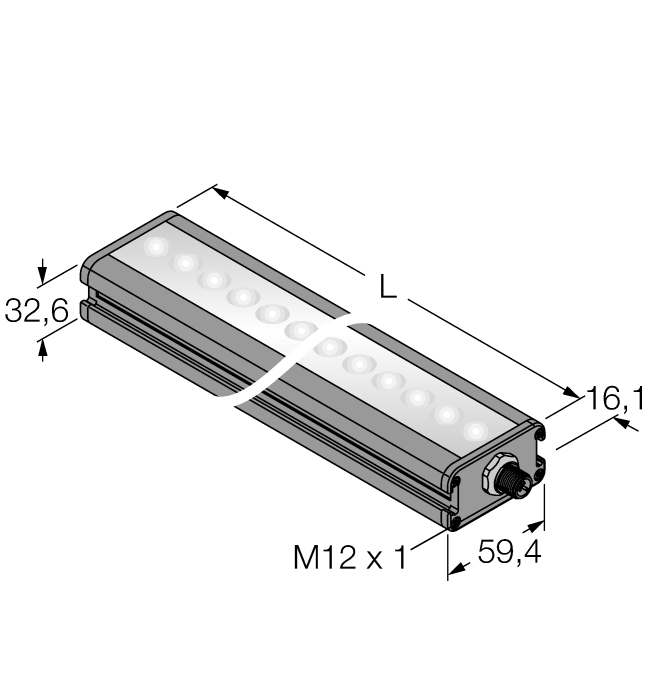 Системы машинного зренияЛинейная подсветка - LEDUV395LA435XD6-XQ
