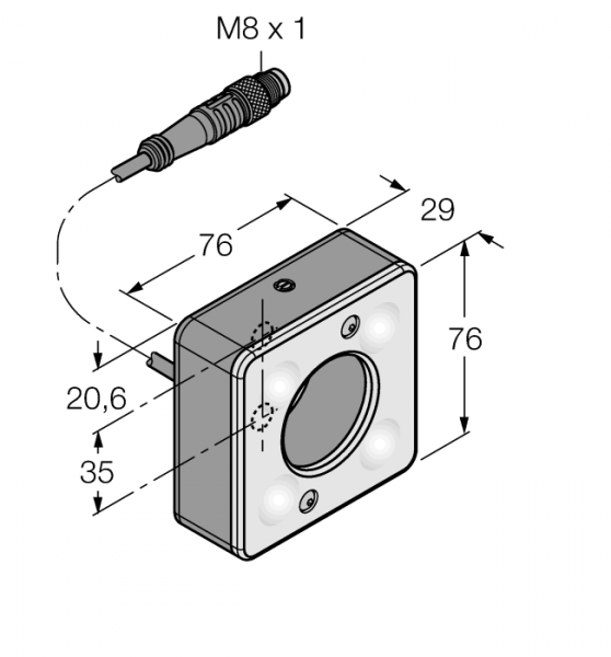 Системы машинного зрениякольцевая подсветка - LEDBR70XD5-XM