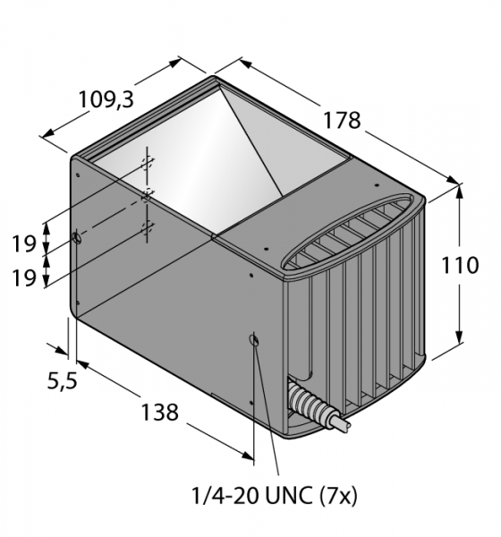 Системы машинного зренияосевая подсветка - LEDRO100W