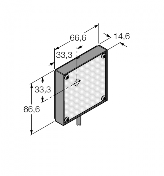 Системы машинного зренияПодсветка области - LEDWA62X62W