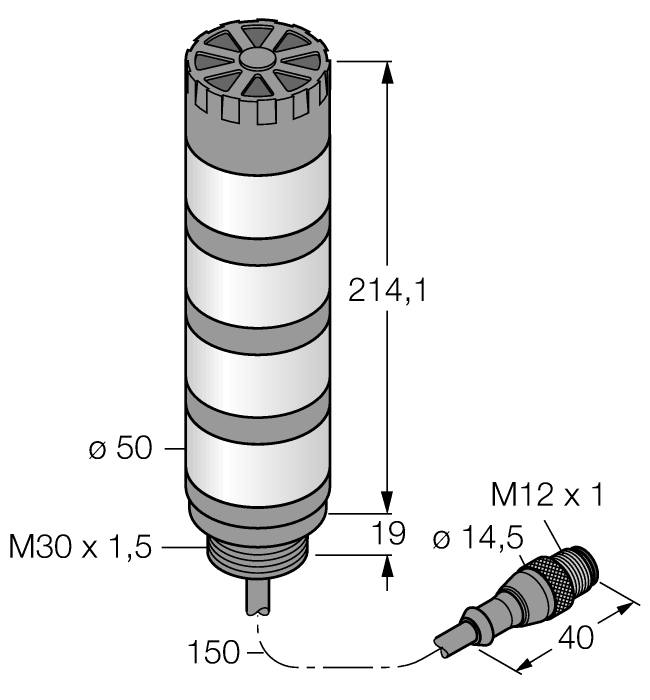 светодиодный индикаторсигнальная колонна - TL50BGYRAQP