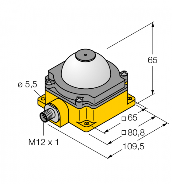 светодиодный индикатормаяк со звуковым сигналом - K80LGRA2YPQ