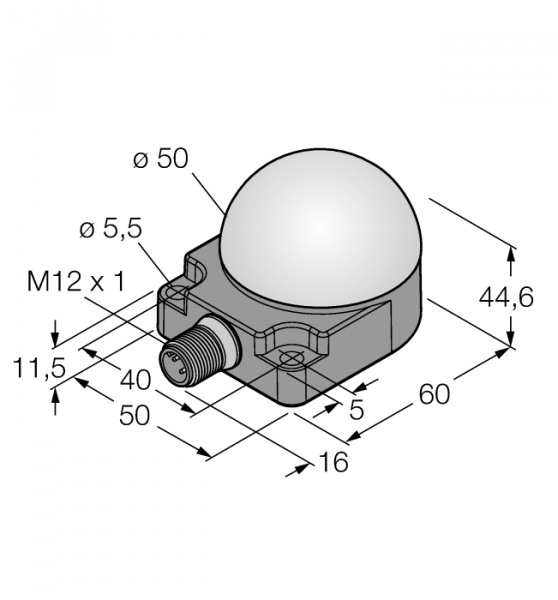 светодиодный индикатормаяк - K50FLGRYB4PQ