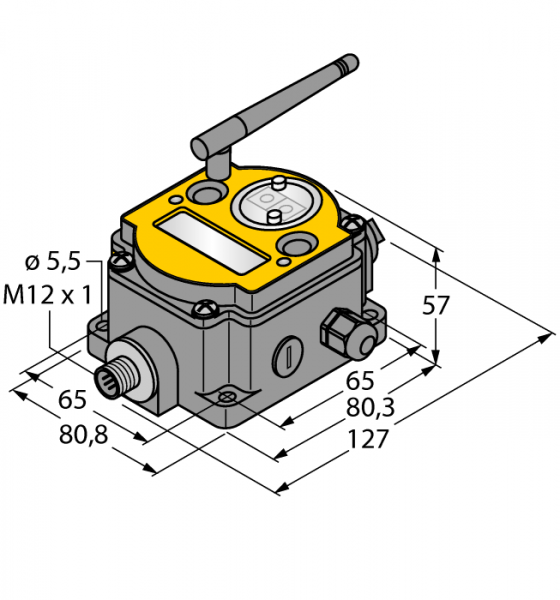 Радиопередающая систематопология 'звезда'узел сети - DX80N2X6S4P4V2V2