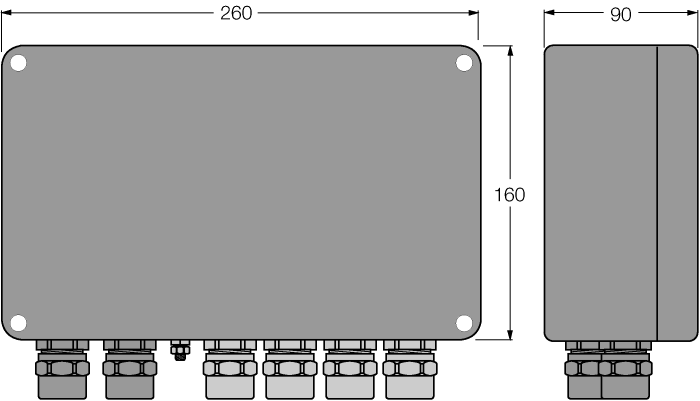 FOUNDATION fieldbus™ и PROFIBUS-PAмультибарьер, 4-канальный - MBD40-T0415/Ex/000