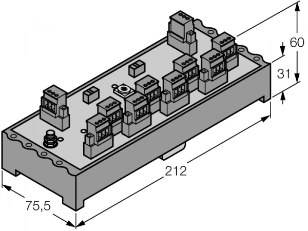 FOUNDATION fieldbus™ и PROFIBUS-PAIP20 разветвительный модуль, 8-канальный - JRBS-40SC-8R/EX