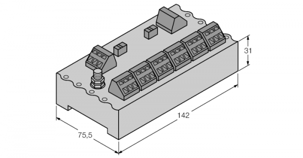 FOUNDATION fieldbus™ и PROFIBUS-PAIP20 разветвительный модуль, 6-канальный - JRBS-40-6C/EX