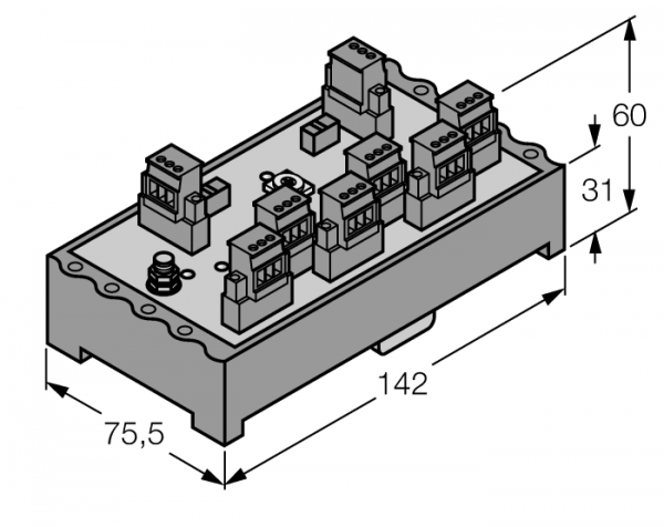 FOUNDATION fieldbus™ и PROFIBUS-PAIP20 разветвительный модуль, 6-канальный - JRBS-40SC-6R/EX