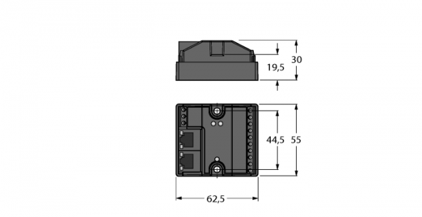 Компактный мультипротокольный Ethernet модуль ввода-вывода в IP204 digital inputs, 4 universal digital channels - FEN20-4DIP-4DXP