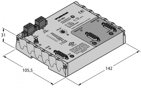 Распределенный ввод/вывод excom®PROFIBUS-DP - Коммутатор сегмента(RS485-IS) - SC12EX