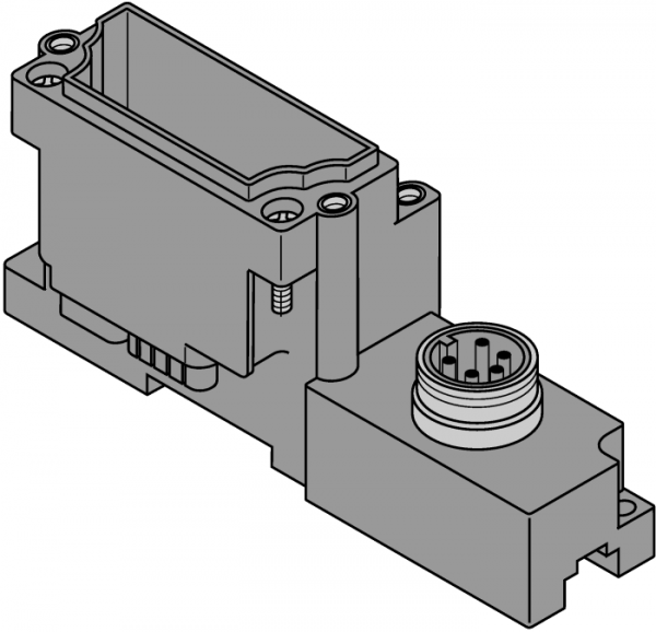 BL671 x разъем 7/8'', 5-полюсн., только напряжение нагрузки - BL67-B-1RSM-VO