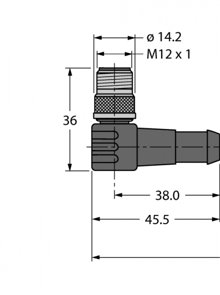 Кабель Industrial Ethernetоболочка кабеля PUR 4-полярный - WSSD-441-6M/S2174